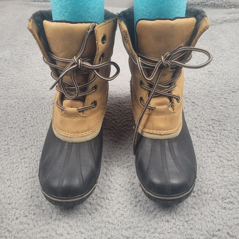 Sorel Women Slimpack II‎ Waterproof Winter Boots Lace Up Size 10.5